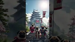 Who let the samurai dogs out? #animation #shorts