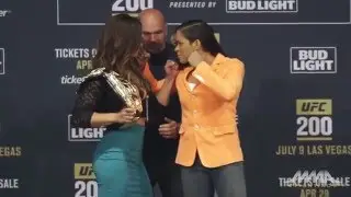 UFC 200: Miesha Tate vs. Amanda Nunes Staredown