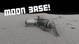Modded Modular Mun Base! || KSP