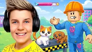 🐶Can We Go NOOB to PRO to HACKER in PET TYCOON!?!🐶 Prezley