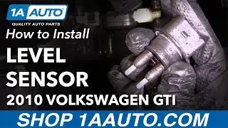 How to Replace Washer Fluid Level Sensor 10-14 Volkswagen GTI