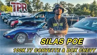 Silas Poe pulls out his 77 Corvette & 89 Box Chevy and talks Cars with Abstract in ATL...