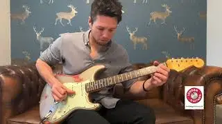 2013 Fender Custom Shop 60&rsquo;s Stratocaster Heavy Relic &ndash; Shoreline Gold over Candy Apple Red - Aynsle