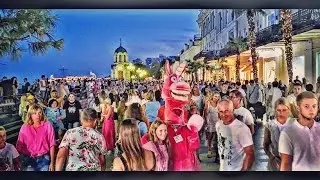 Набережная Ялты на день города. День города Ялты 184 года. Ялта 2022.