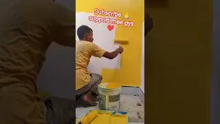 wall putty indigo luxury deep yellow wall color #shorts #art #painting #viralvideo #wallpaint