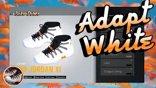 *NEW* HOW TO MAKE CUSTOM AIR JORDAN 11 ADAPT WHITE IN NBA 2K21 SHOE CREATOR