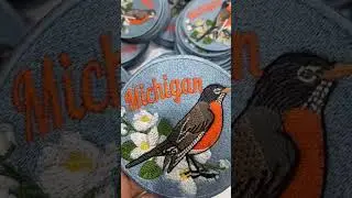 Custom Made Michigan Embroidered Patches
