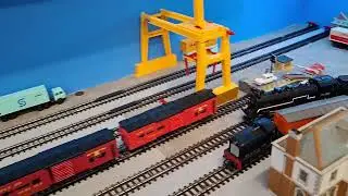 Tri-ang railways Transcontinental on the layout 😀 