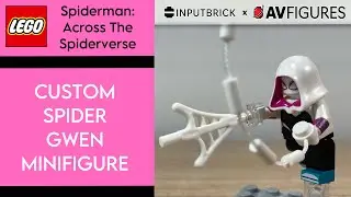 Lego Spiderman Across The Spiderverse Spider Gwen Custom Minifigure Review - Avfigures Haul