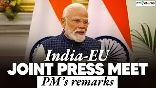 Indian-EU Trade Deal Live: Press Conference On India-EU Trade Deal Live | PM Modi Meets EU Leaders