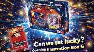Opening One Piece Illustration Box 6. Can we get lucky? #onepiecetcg #onepiece #tcg #optcg #op13 