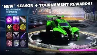 *NEW* Season 4 Tournament Rewards Showcase! - Rocket League