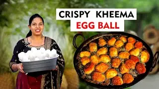 Crispy Kheema Egg Balls | Street Style Food at Home | #foodie #streetfood