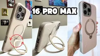 Чехол Torras Ostand 360 Spin MagSafe для iPhone 16 серии | Полный демонстрационный обзор
