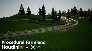 Houdini + UE4 Procedural Farmland Updated