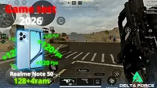 Gameplay Delta Force Game Test 2026. | Realme Note 50 🔥