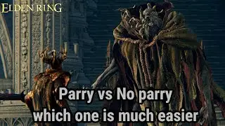 Parry vs No Parry on Morgott, the Omen King Boss fight - Elden Ring