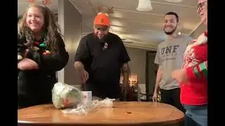 Saran Wrap Ball Game Friendsmas 2024 #xmas #friends #entertainment tertainment #games