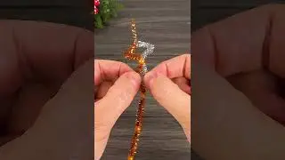 DIY pipe cleaner Snowflake