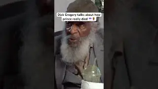 Dick Gregory talks about how prince really died ☂️👂🏾 #dickgregory #prince #listen