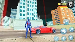 blue ninja super hero game