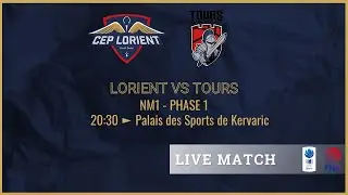 NM1 : CEP LORIENT BREIZH BASKET vs TOURS METROPOLE BASKET