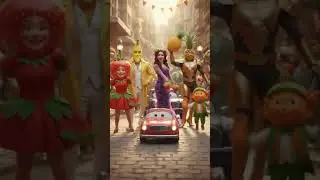 Ai Fruits Cartoon short video #cartoon #youtubeshorts #shortvideo #trending #shorts