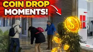 Розыгрыш с бушменом: уморительные моменты с монетами!!!