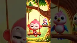 monkey Swing the all around kids nursery rhymes song #happykids #nurseryrhymes #toddlergirl