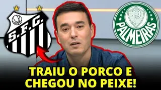 ZAGUEIRO DO PALMEIRAS ABANDONA O VERDÃO E APARECE COM O MANTO DO SANTOS NA VILA | notícias do santos