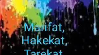 Marifat Hakekat Tarekat Syareat