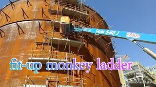 Fit-up monkey ladder 