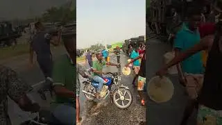 BREAKING ❌❌ Fuel tanker fell in Nsawam Ghana #ghana #automobile #trending #tanker #ishowspeed