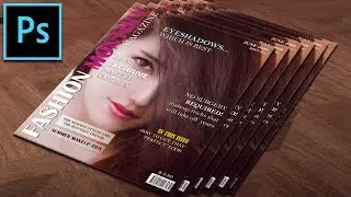 How To Create Fashion Magazine Cover In Adobe Photoshop | Photoshop Tutorial | Magazine Cover Design