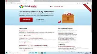 instalar ruby en windows usando chocolatey