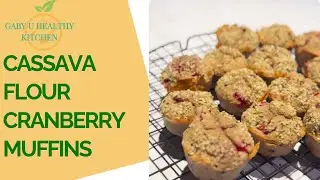 Cassava Flour Cranberry Muffins with Hemp Seeds | Gluten-Free, Dairy-Free, Nourishing Snack!