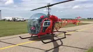 OH-13 LANDING AND SHUTDOWN