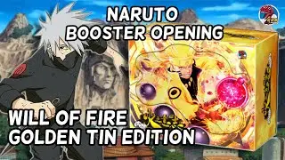 Will Of Fire Golden Tin Edition | Naruto Booster Opening