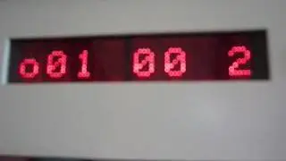 Number station with number codes read in German
