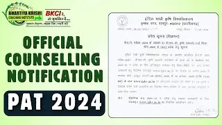 CGPAT 2024 Counselling Notification Details | BKCI