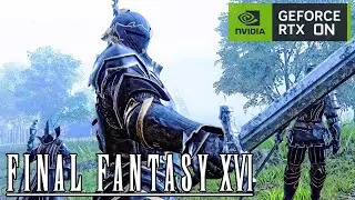 Final Fantasy 16 Clive And Jill Vs Black Shield  Scene