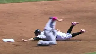 COL@SF: Garneau throws out Belt trying to steal