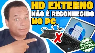 HD externo n&atilde;o aparece no PC - Resolvido