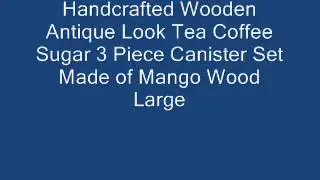 Tea Coffee Sugar Sets