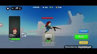 Jogando COMBAt arena (jogo de arma dps Roblox)