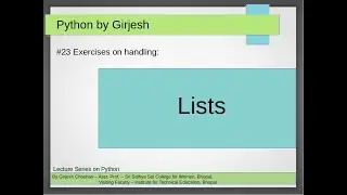 Q.86 to Q.90 Python -  Lists in Python | Cumulative Sum | Solved Python Practice Exercises