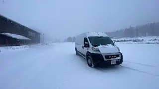 The struggle is real | Winter Vanlife Lake Tahoe