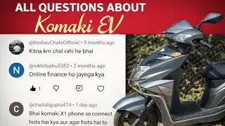komaki x1 electric scooter review || service , milage, quality #konaki  #komakielectricscooter 