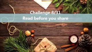 Tech Life Balance Challenge 8/31