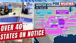 Historic Winter Storm Expected To Affect Over 40 States In The U.S.